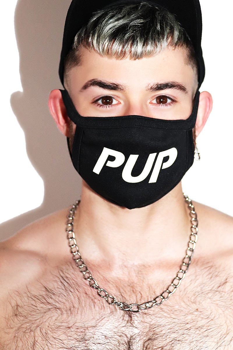 Pup Face Mask- Black