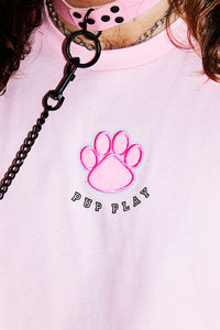 Pup Play Low Arm Tank- Pink