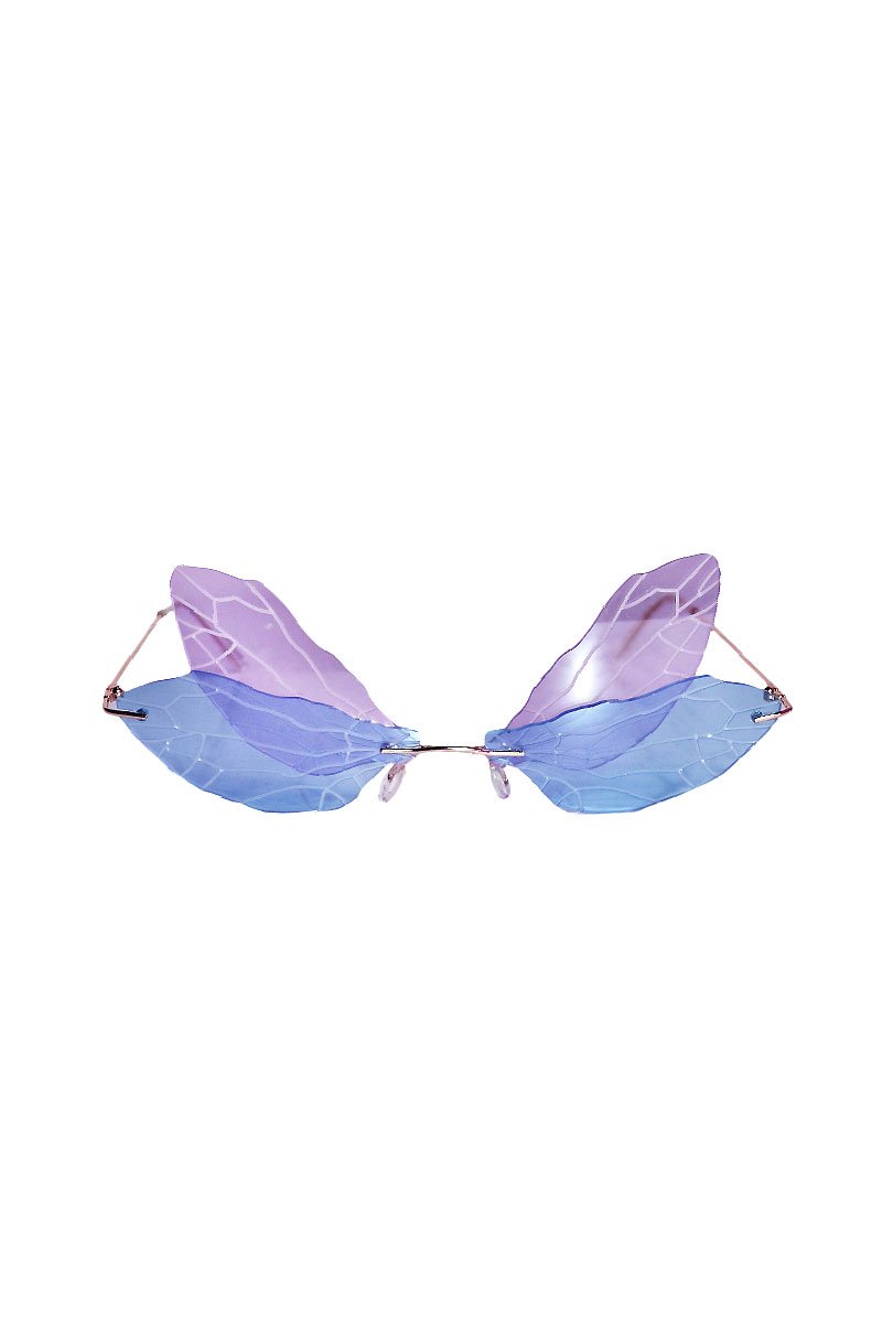 Fairy Frameless Sunglasses- Purple
