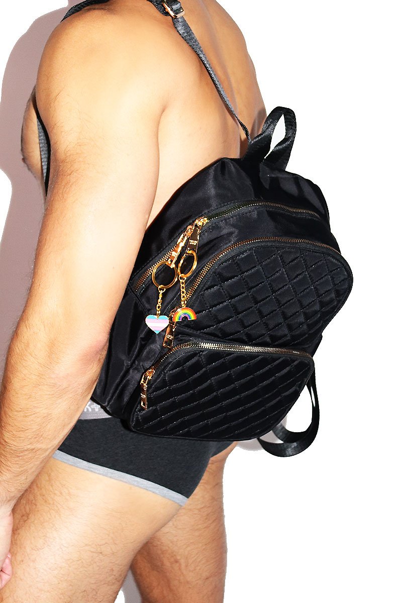 Gay Ally Backpack Bag-Black