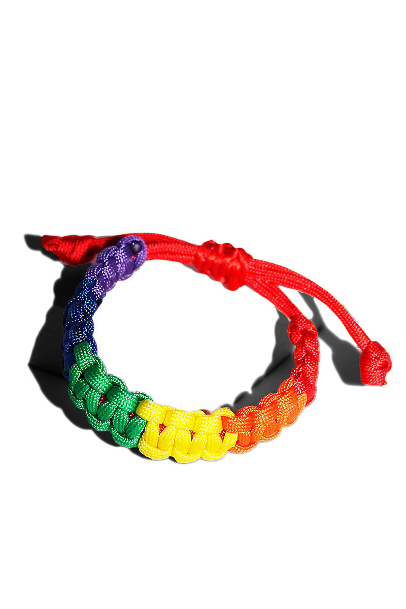 Braided Rainbow Bracelet -Multi