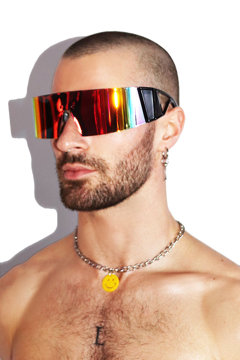 Modern Machine Shield Sunglasses- Multi