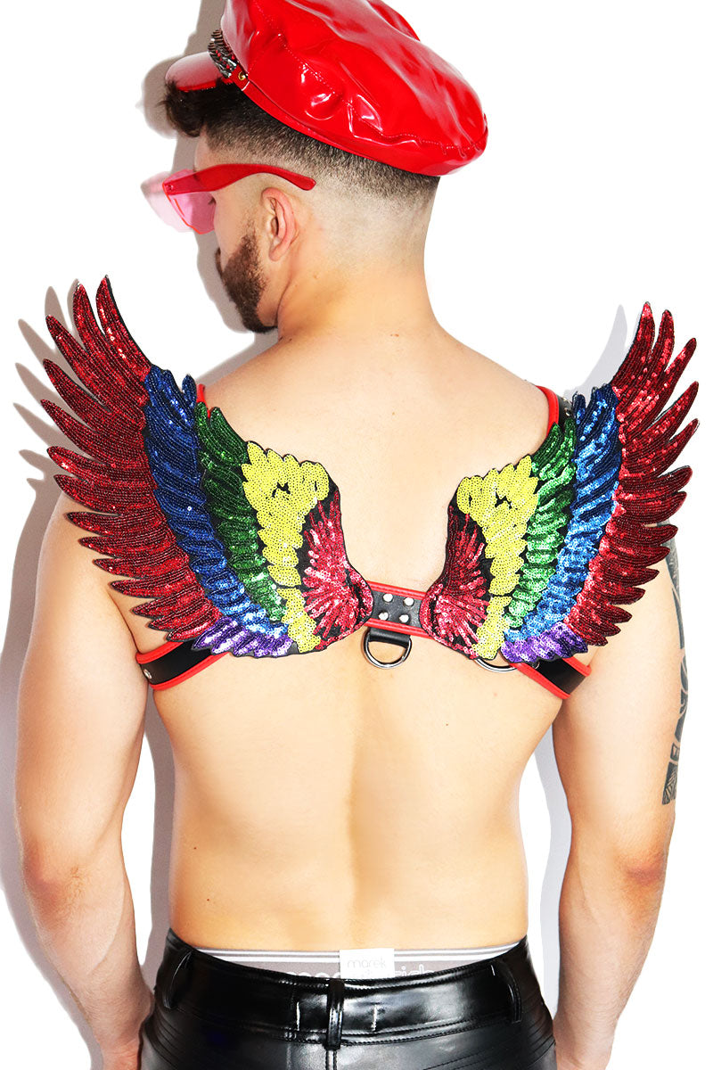 Rainbow Wing Harness-Black