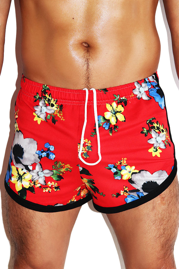 Bali Running Shorts in Red