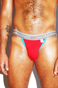 Pride Stripe Jockstrap- Red