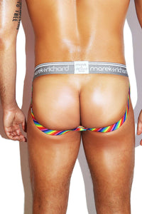 Pride Stripe Jockstrap- Red