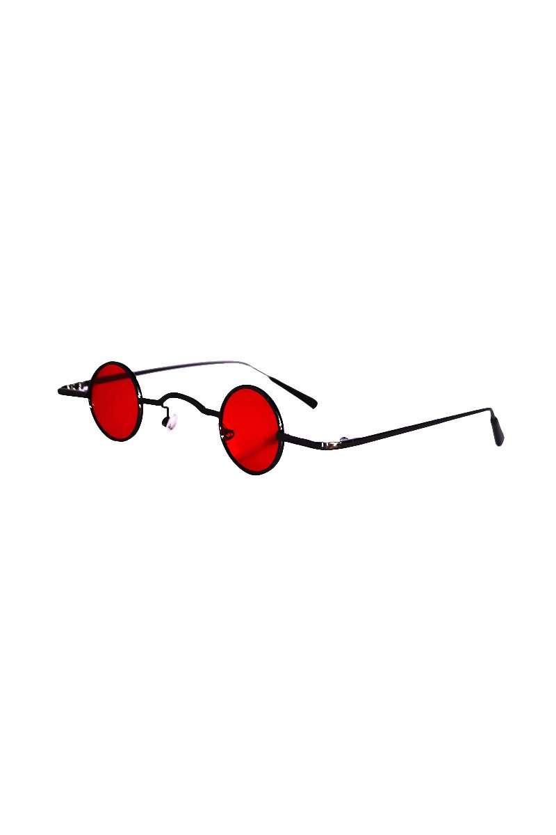 Cyber Punk Peepers Sunglasses- Red