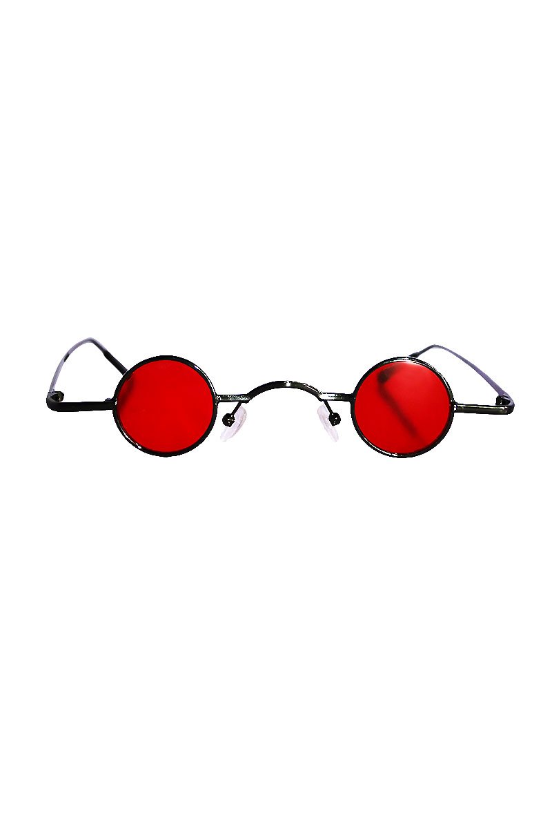 Cyber Punk Peepers Sunglasses- Red