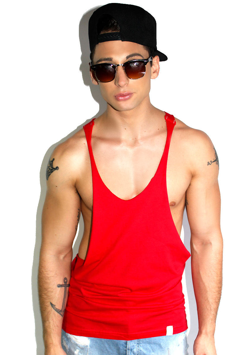 Core String Tank-Red