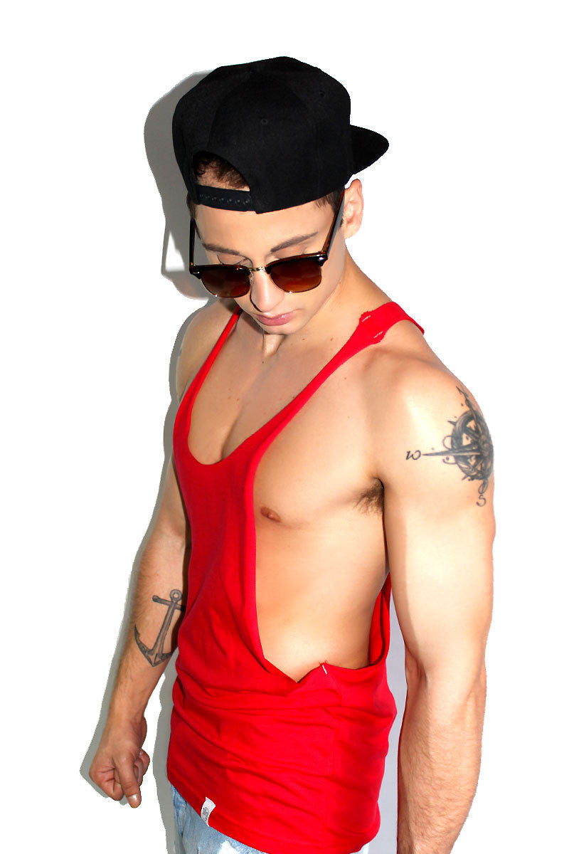 Core String Tank-Red