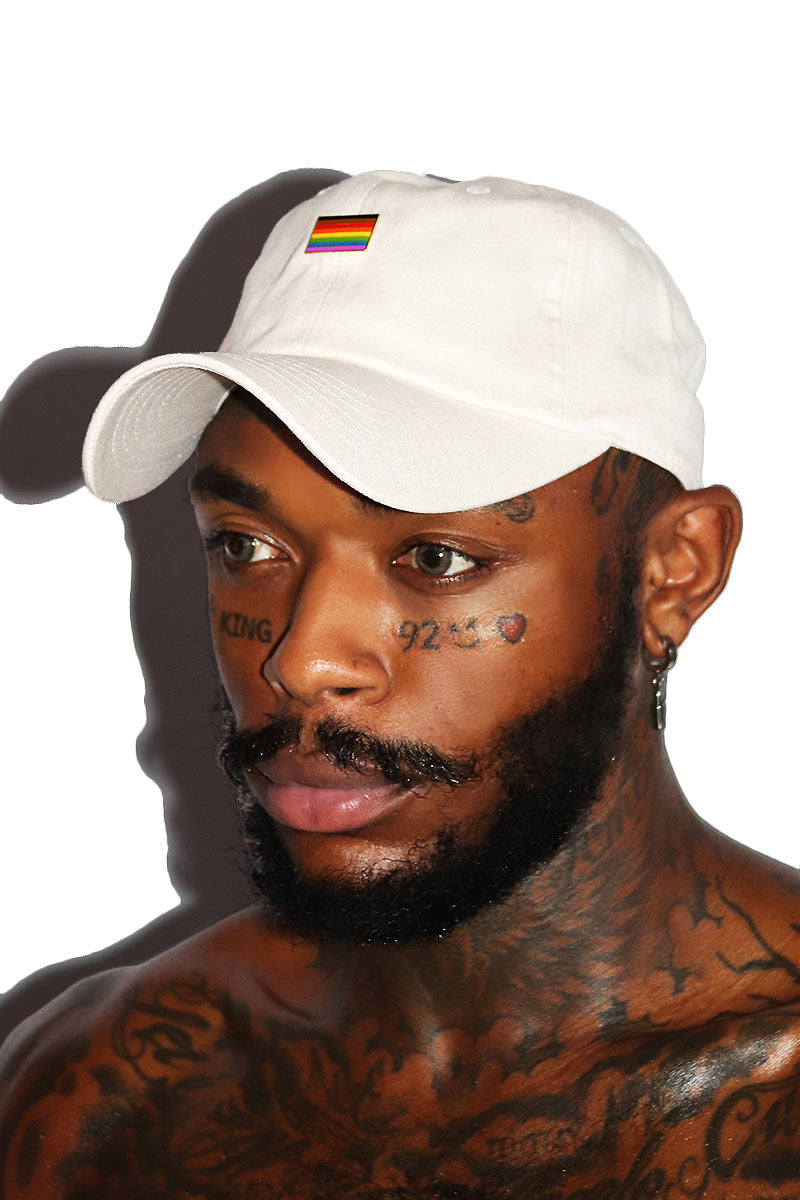 Philadelphia Pride Flag Dad Hat -Tan