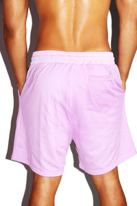 Hip Hop Star Mesh Gym Shorts- Purple