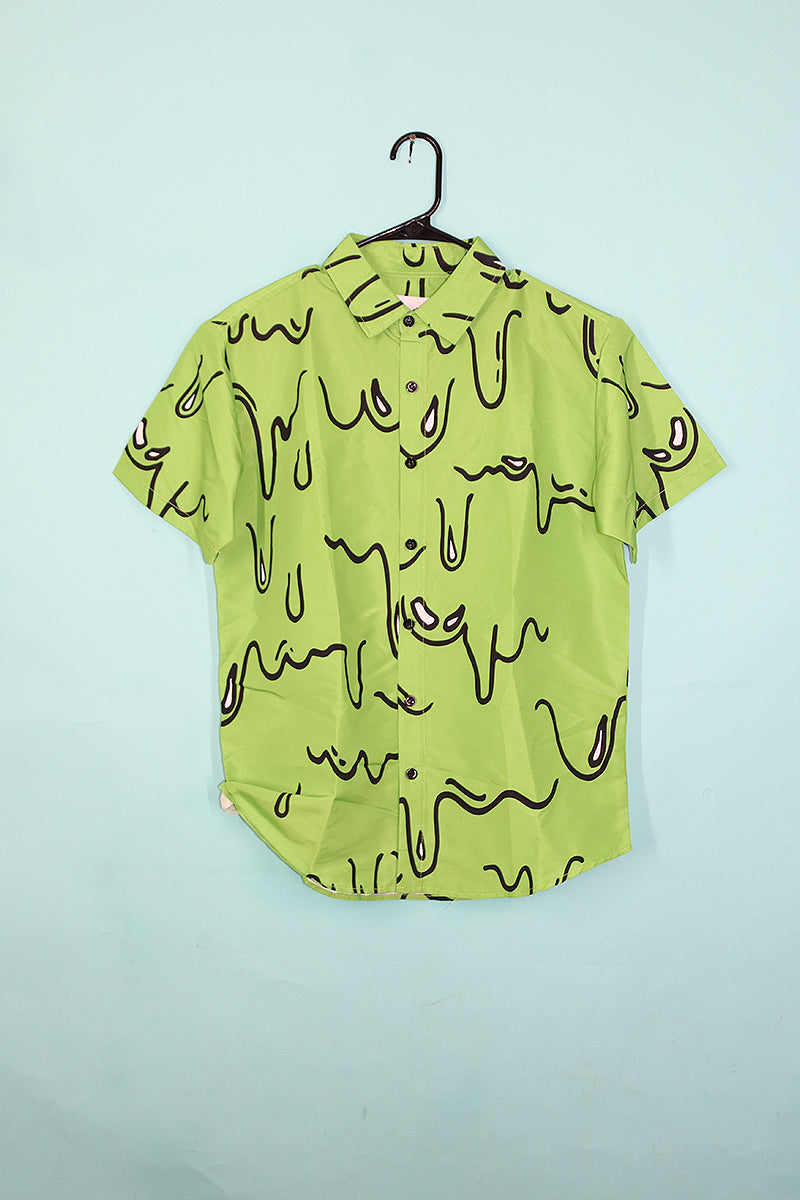 Sample#00340-Toxic Goo Shirt Green- XS
