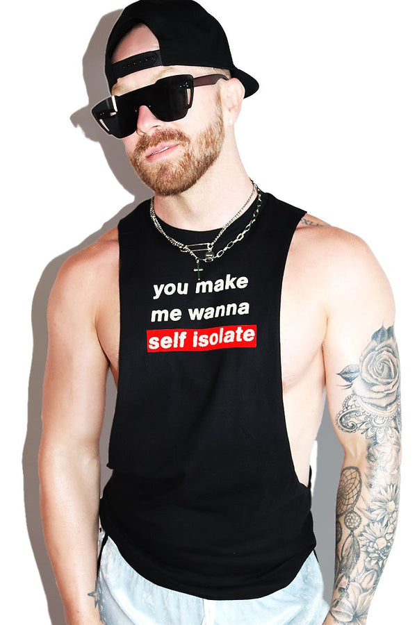 Self Isolate Low Arm Shredder Tank in Black, view 2