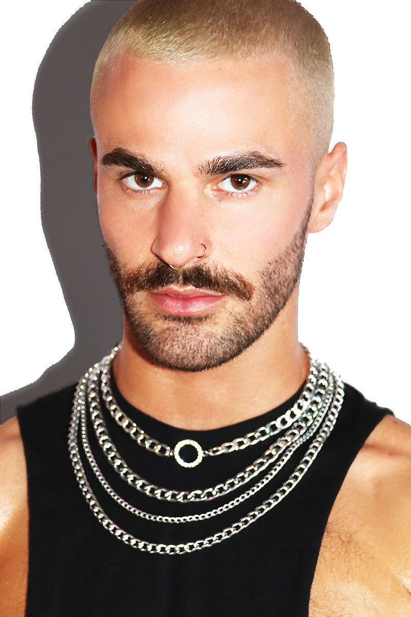 Portal Necklace Set - Silver