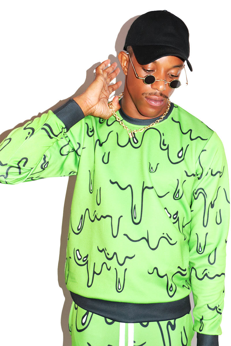 Toxic Goo Sweatshirt- Green
