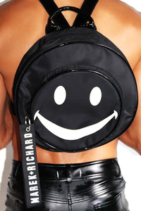 Smiley Backpack-Black