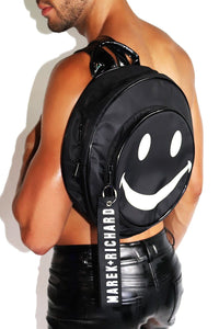 Smiley Backpack-Black
