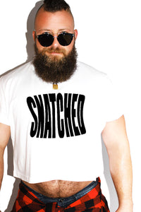 PLUS: Snatched Crop Tee- White
