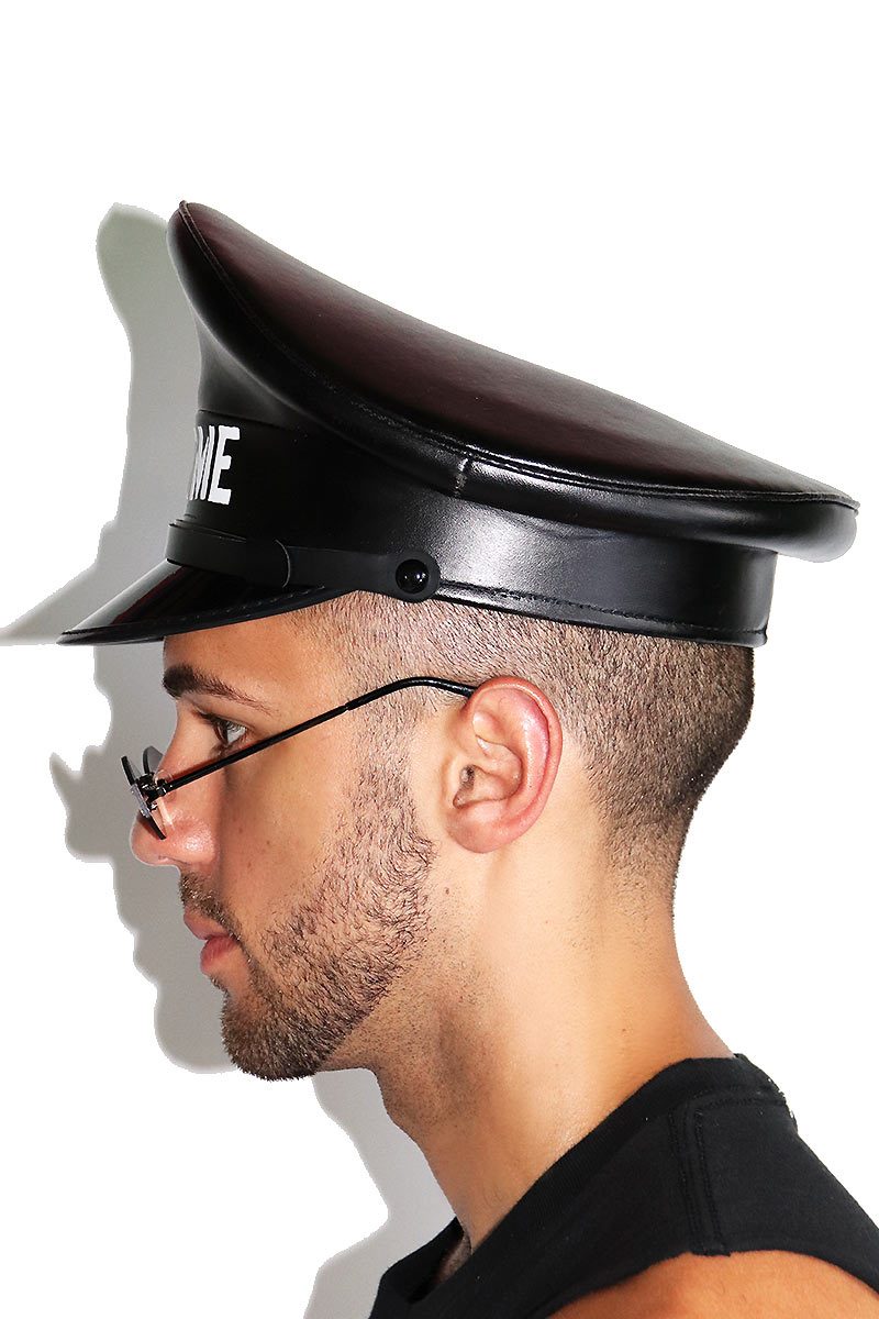 Spank Me Captain Hat-Black