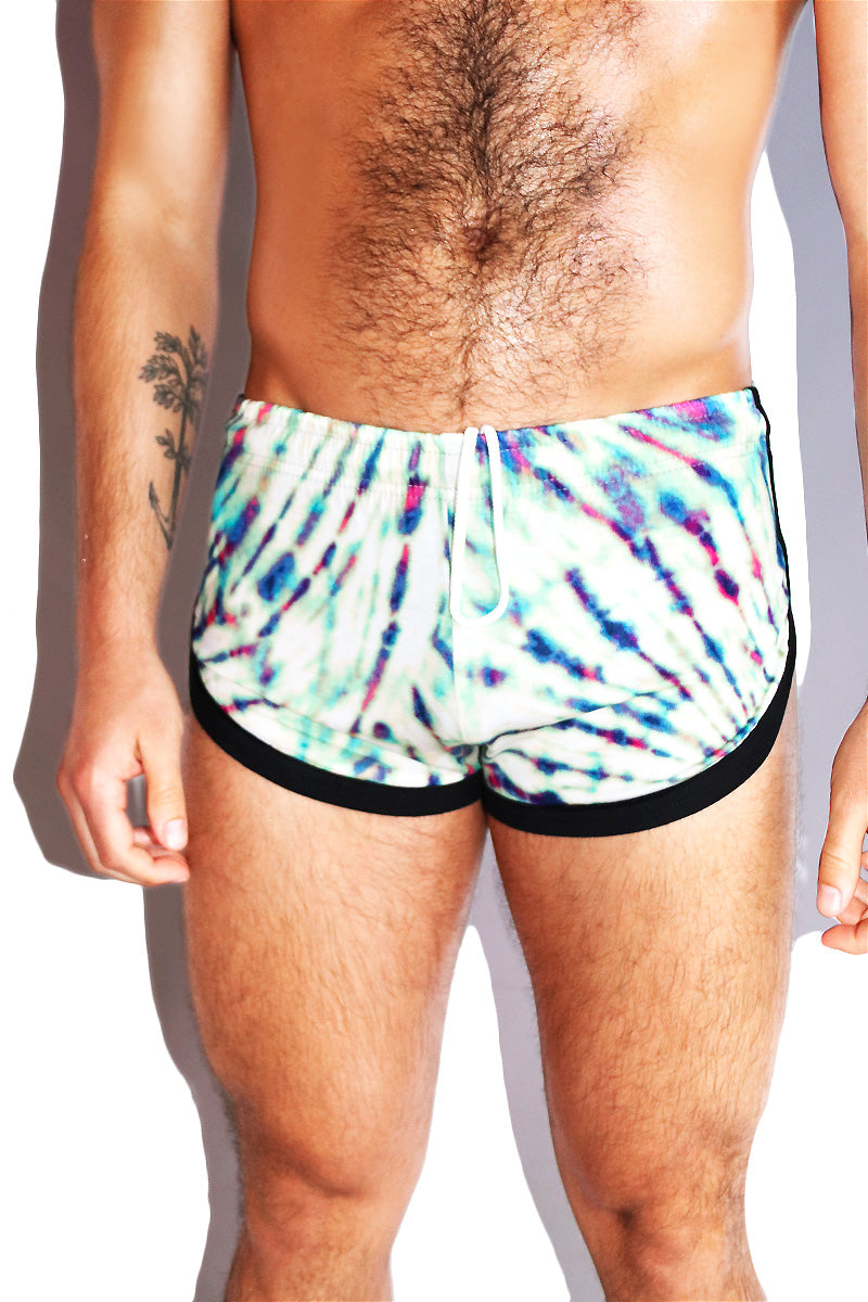 Groovy Shorty Running Shorts- Teal