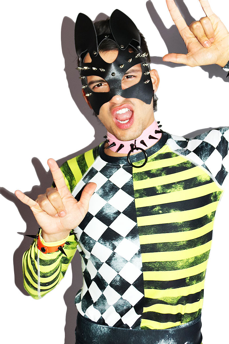 Clown Core Long Sleeve All Over Tee- Neon Yellow – Marek+Richard