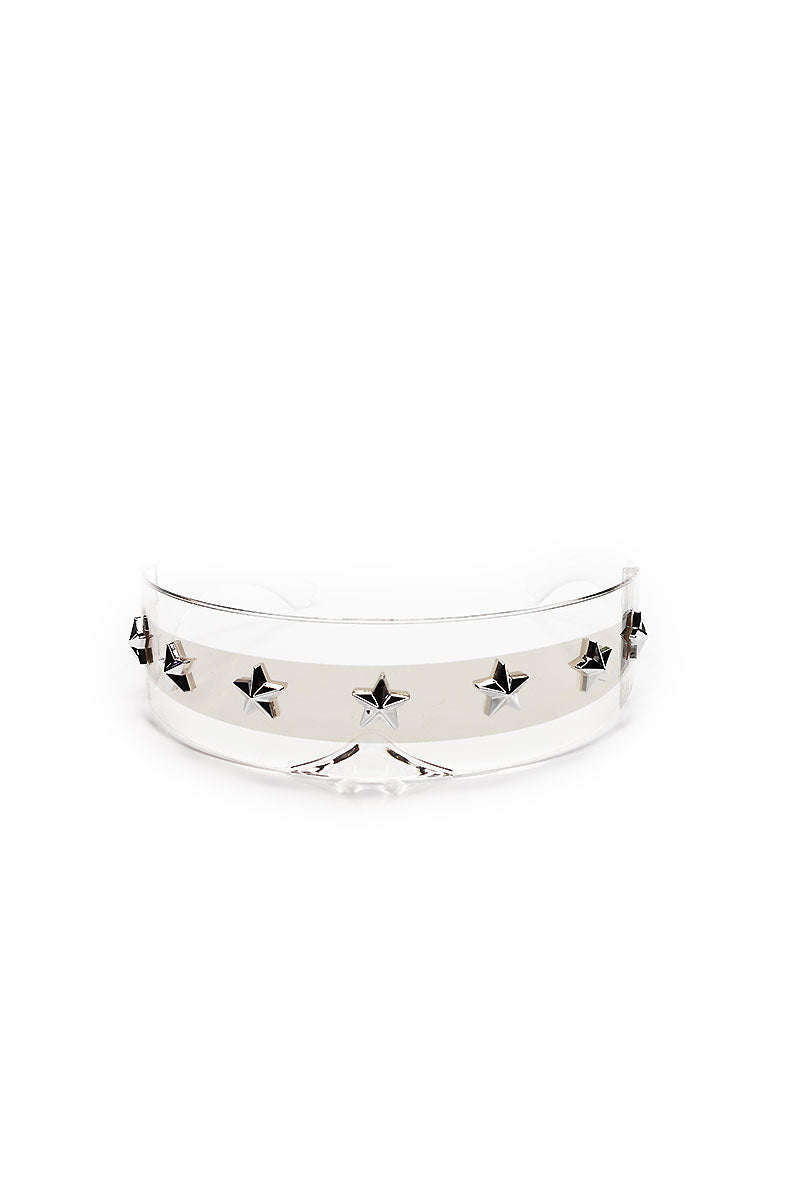 Star Space Cowboy Mono Sunglasses- White