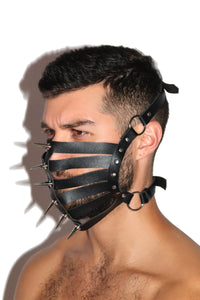 Studs Muzzle Mask- Black