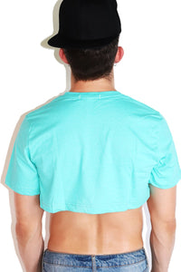 Core Extreme Crop Tee-Teal