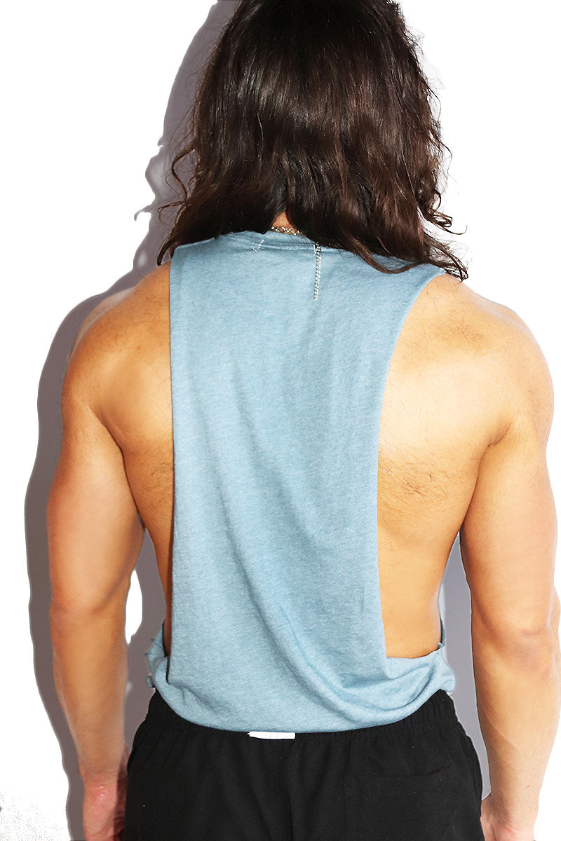 These Gays Low Arm Tank-Heather Slate