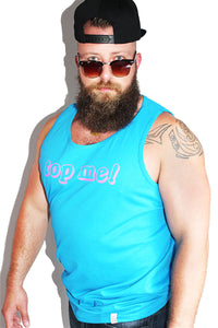 PLUS: Top Me Racerback Tank- Neon Blue