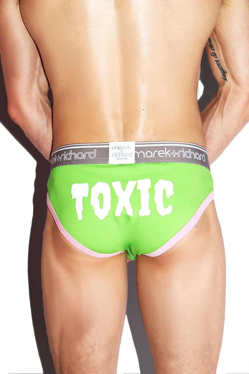 Toxic Bikini Brief- Lime