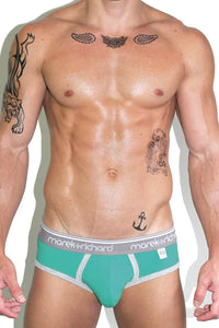 Core Open Back Brief-Teal