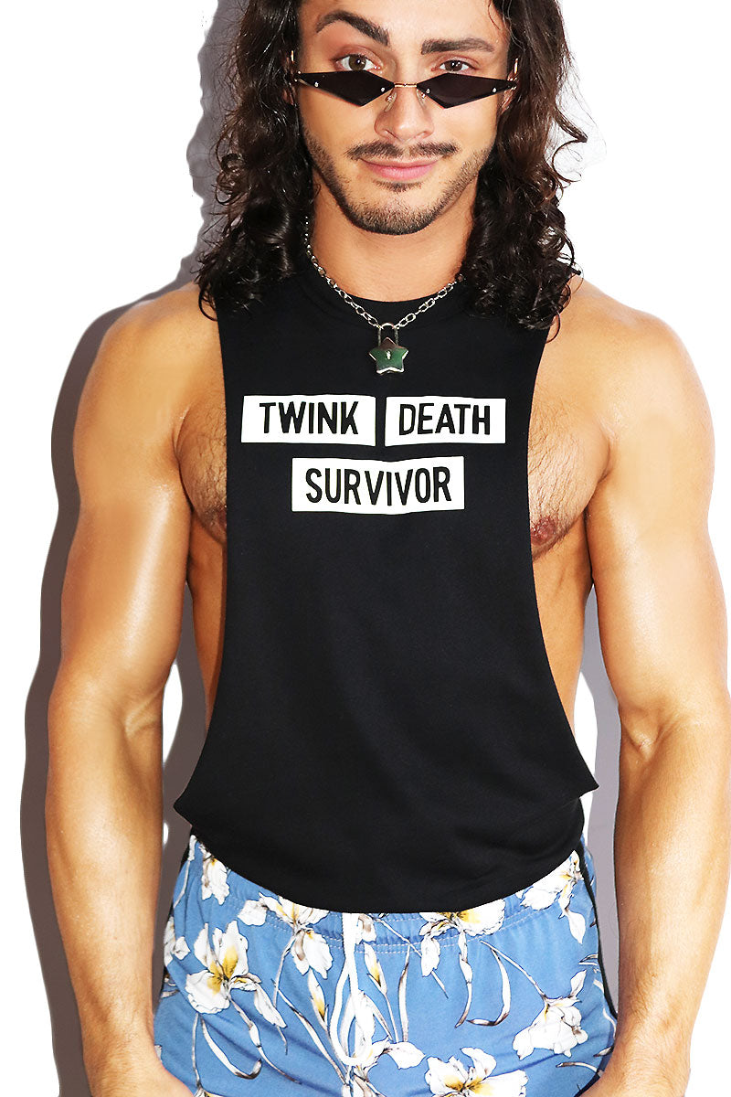 Twink Death Survivor Low Arm Tank- Black