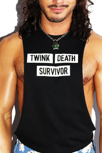 Twink Death Survivor Low Arm Tank- Black