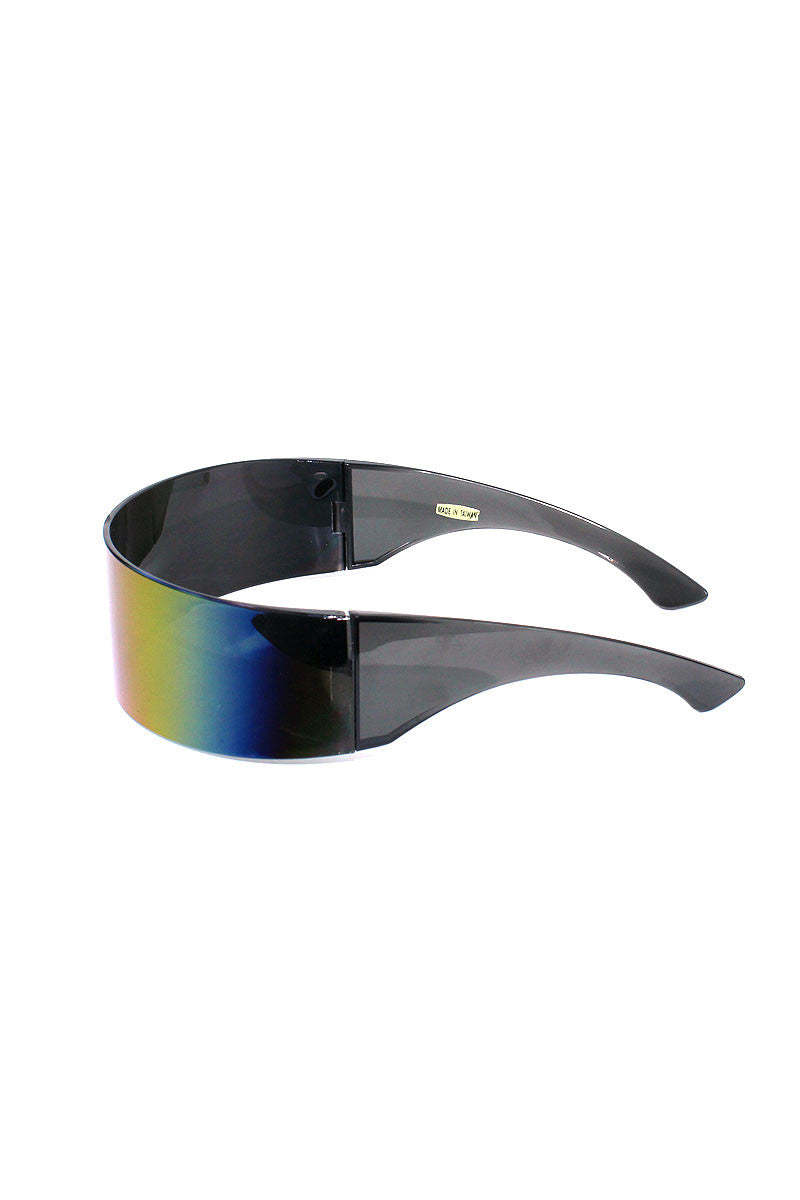 Mono Rainbow Frameless Sunglasses-Black
