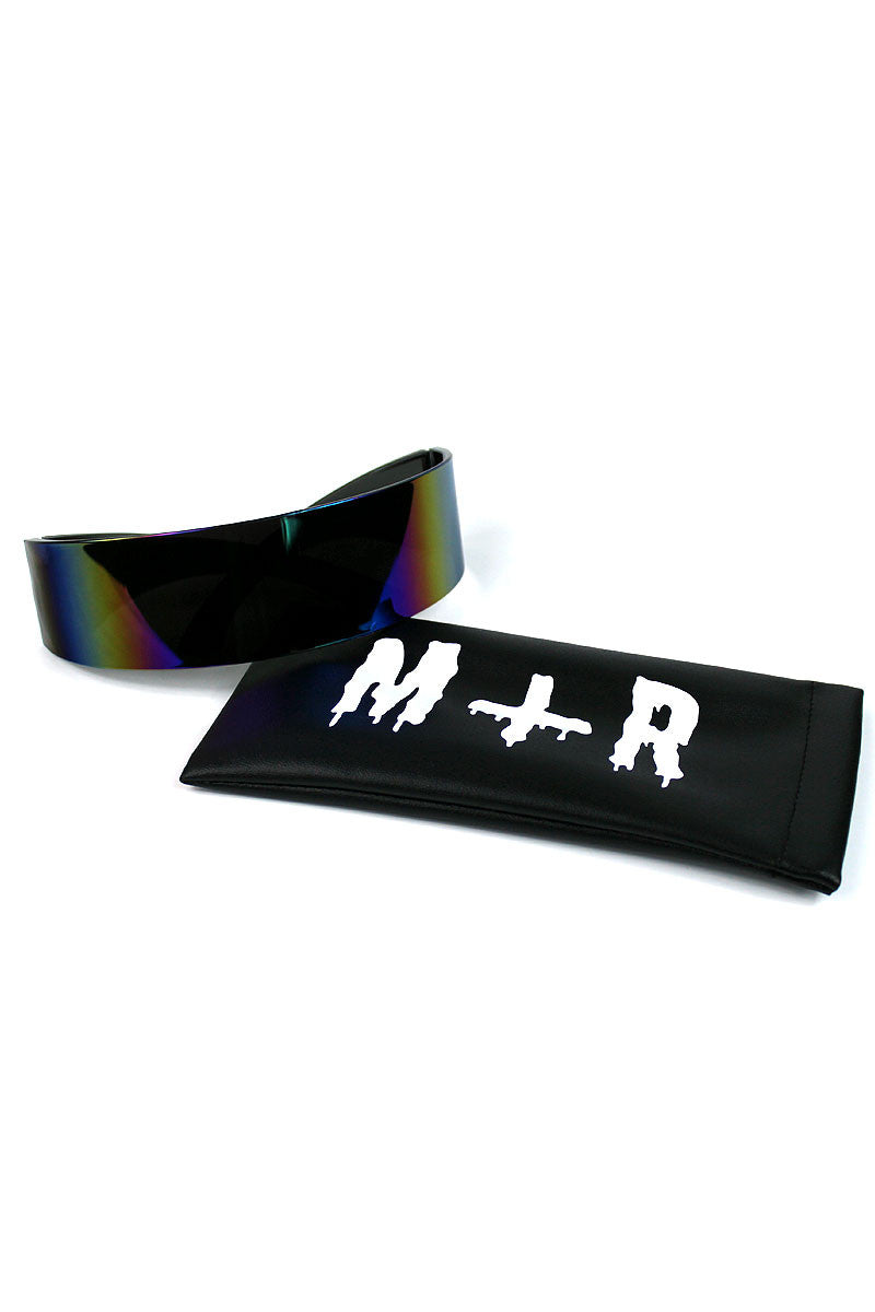 Mono Rainbow Frameless Sunglasses-Black
