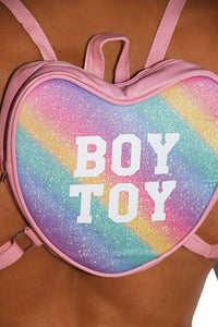 Boy Toy Mini Backpack Bag-Pink