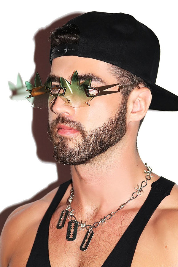 Blazin Sunglasses in Green, view 2