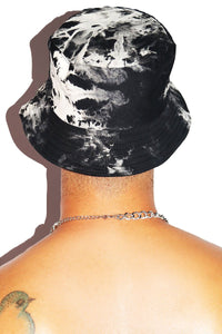 Subculture Tye Dye Bucket Hat - Black