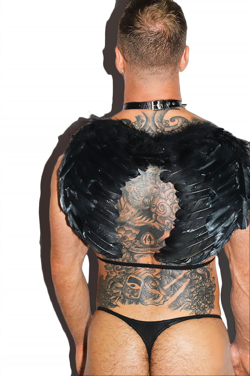Fallen Angel Body Elastic Harness-Black