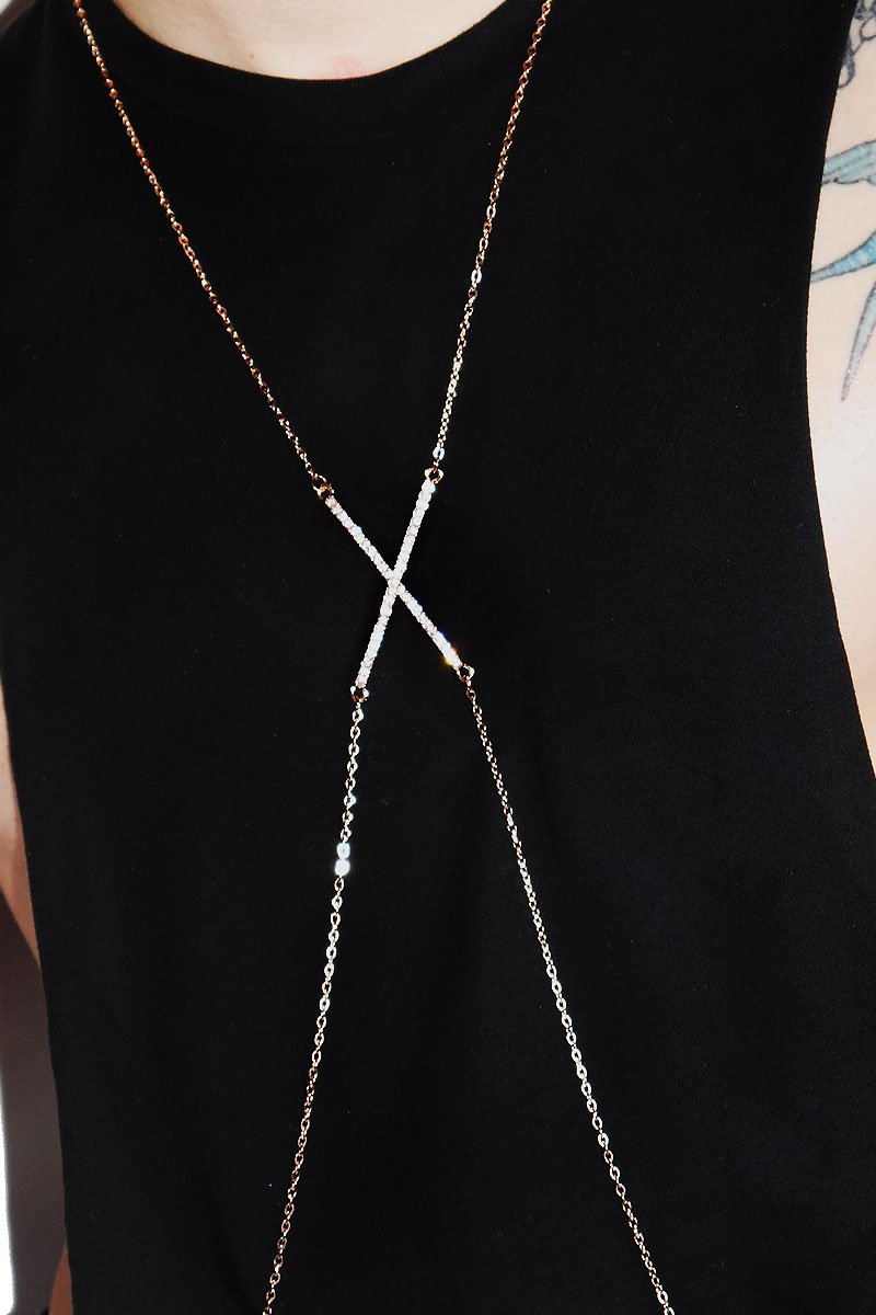 X Marks the Spot Harness-Gold
