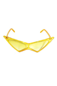 Extreme Cat Eye Sunglasses-Yellow