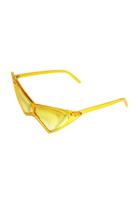 Extreme Cat Eye Sunglasses-Yellow