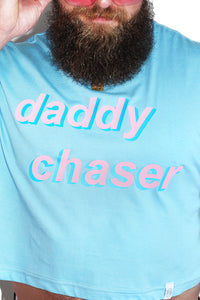 PLUS: Daddy Chaser Crop Tee- Blue