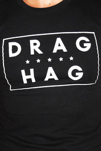 Drag Hag Tee-Black