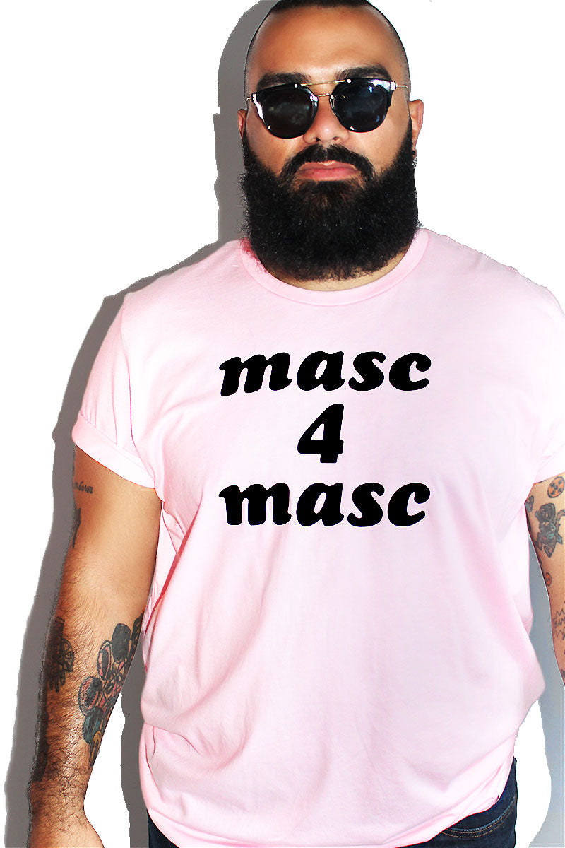 PLUS: Masc 4 Masc Tee-Pink