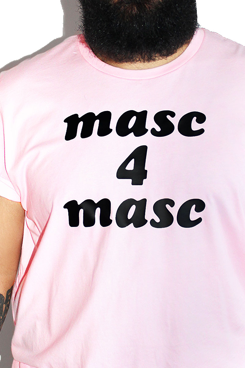 PLUS: Masc 4 Masc Tee-Pink